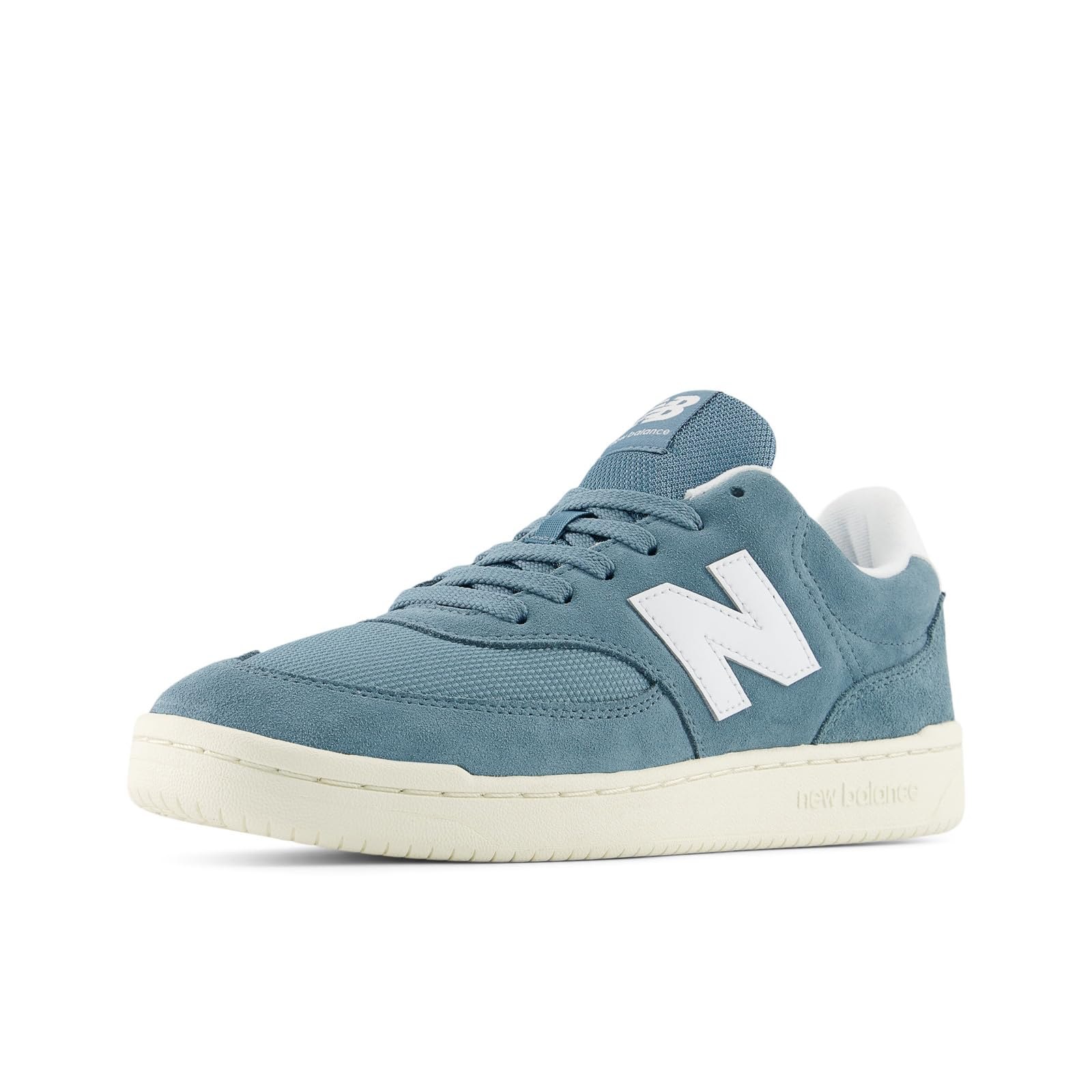 New Balance Men's 080 Court Sneaker, Salt Water/Nb 103 White