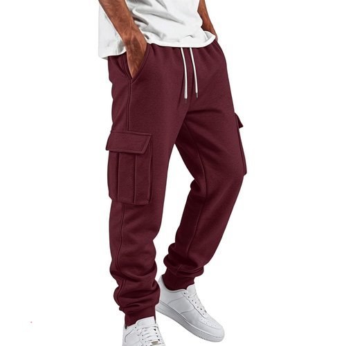 Cargo Joggers Men Loose Fit Casual High Waisted Cargo Pants Work