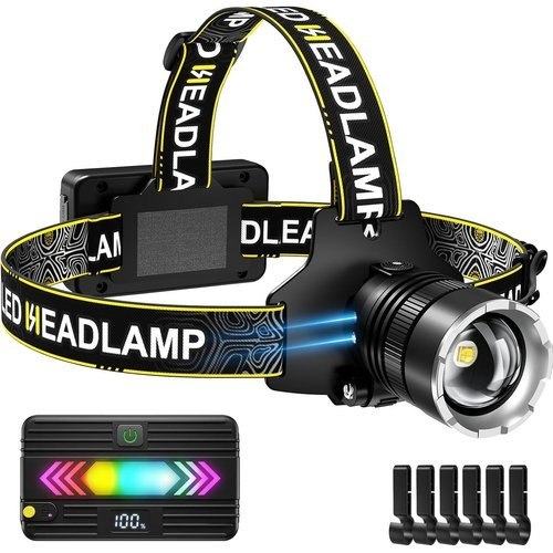 SPK Headlamp Rechargeable, Super Bright Head Lamp for Adults