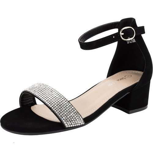 Lucky Top Girls Dress Sandal Low Heel Ankle Strap