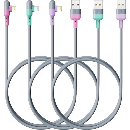 iPhone Charger 6ft Right Lightning Cable 3Pack