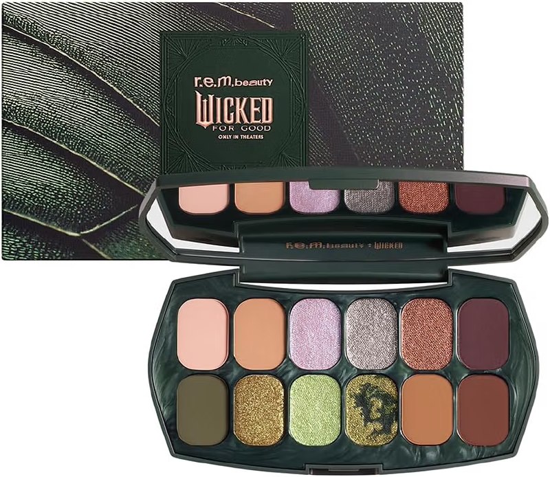 r.e.m. beauty by Ariana Grande Wicked: For Good | Ozian Forest Eyeshadow Palette | Highly Pigmented, Blendable Eye Shado