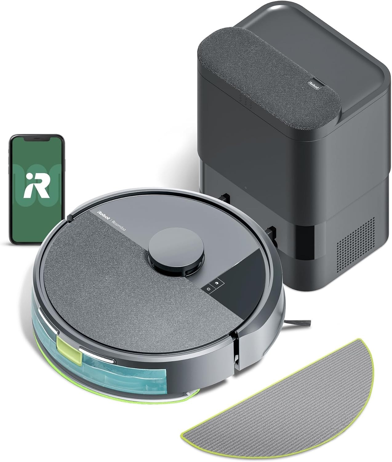 iRobot Roomba 105X Combo Robot Vacuum & Mop with AutoEmpty Dock, Self‑Emptying for Up to 75 Days, 70× Power‑Lifting Suct