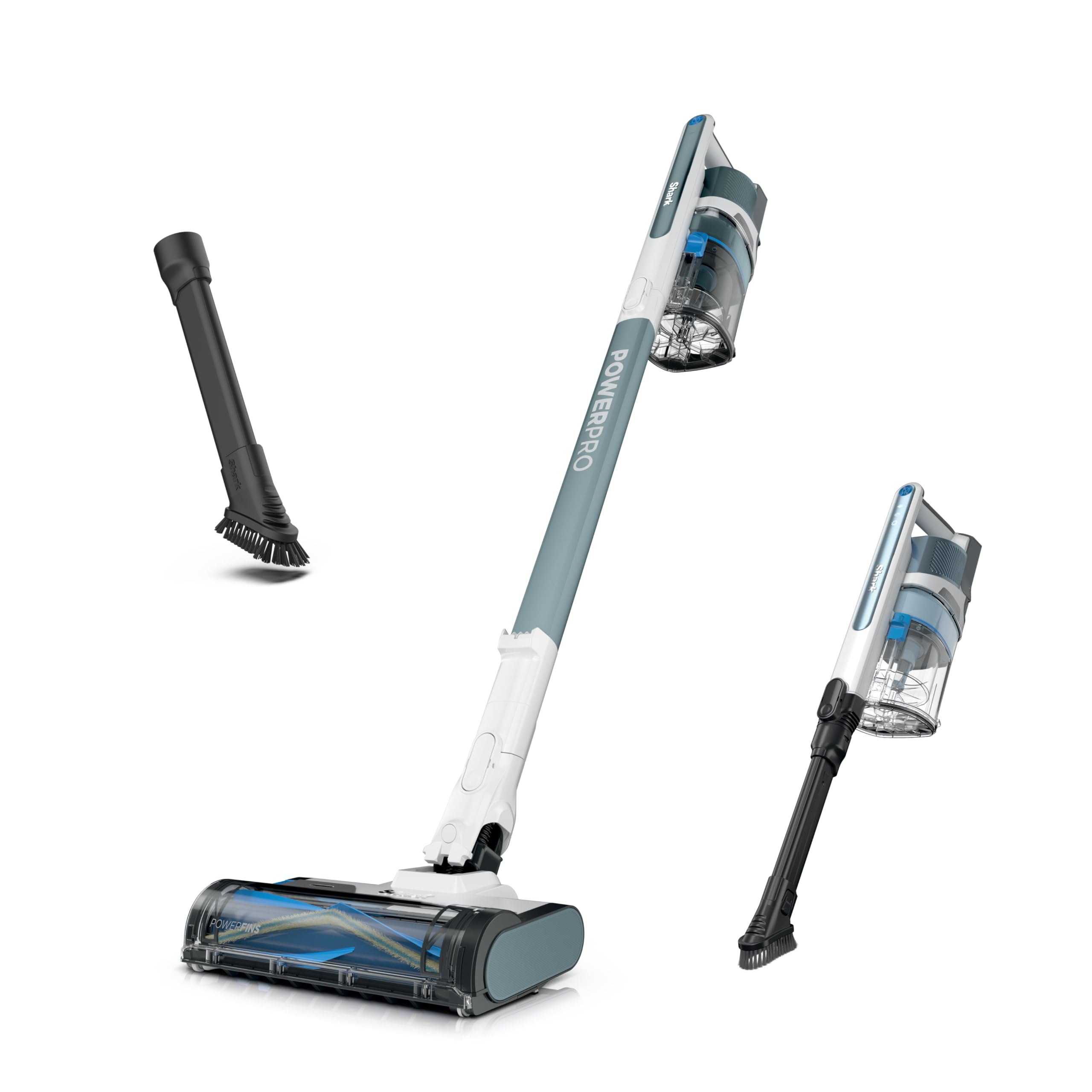 Shark PowerPro Plus Cordless Stick Vacuum, Pure Water