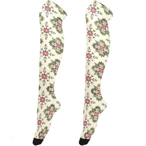 senya Knee High Socks for Women Halloween Christams Long Boot Stocking