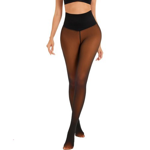 Fleece Lined Leggings Women Winter Thermal Tights Pantyhose
